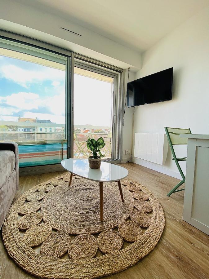 Vue Mer Et Garage Prive, Studio Balcon Plein Sud Wimereux Dış mekan fotoğraf